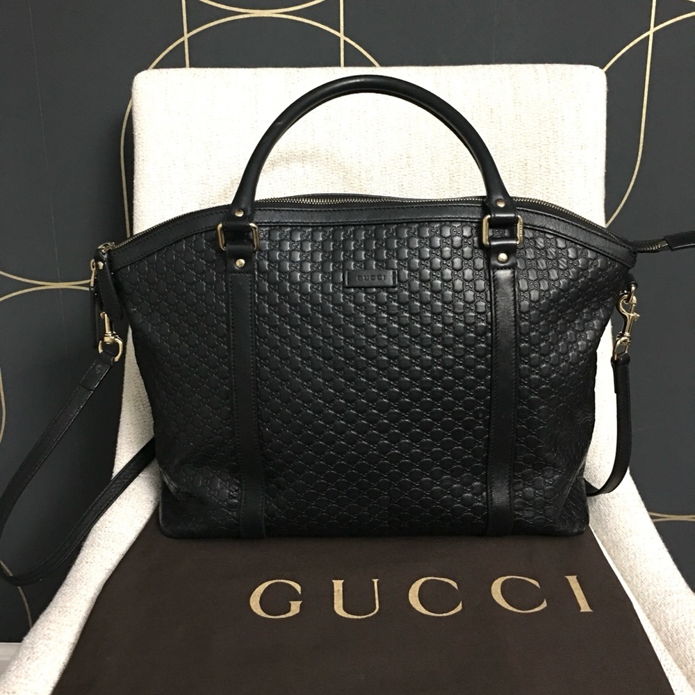 Gucci Black Tote Bag